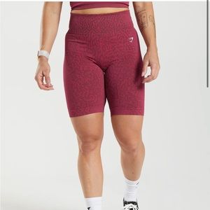 Gymshark Adapt Animal Seamless Cycling Shorts - Reef | Cherry Brown